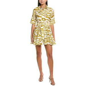Maison Maar Womens  Mini Dress, Yellow
